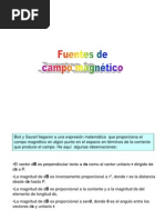Fuentes dsadsaddade Campo Magnetico