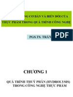 Các Phản Ứng Cơ Bản Và Biến Đổi Của Thực Phẩm Trong Quá Trình Công Nghệ