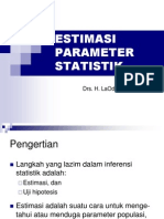 ESTIMASI PARAMETER STATISTIK