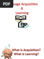 Language Acquisition