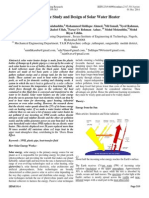 Comparative Study and Design of Solar Water Heater