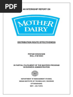 Pritam - Mother Dairy Report