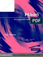 Maori a Linguistic Introduction
