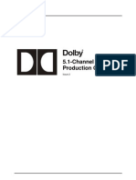 Dolby 5.1 Channel Music Production Guidelines