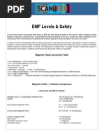 RF & EMF Safety Levels Comparative Guide REV A