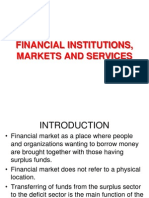 Financial Insititutions and Markets