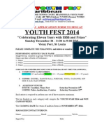 Youthfest 2014 - Audition Application Form