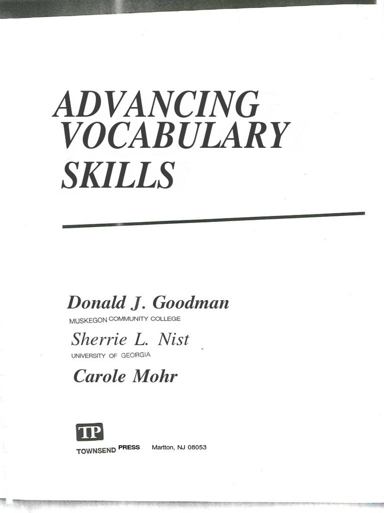 Advanced Vocabulary Skills Full PDF | PDF | Unrest