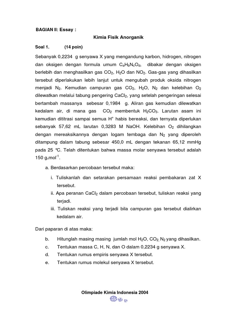 Soal essay kimia termokimia 07 image