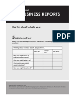  Business Reports