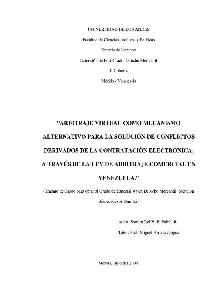 Medios De Conflictos PDF Conflicto proceso Arbitraje