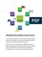 Las Presentaciones Digitales Son Documentos Multimedia