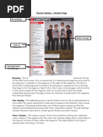 Textual Analysis Contents Page 