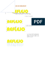 Efecto de Reflejos en Coreldraw