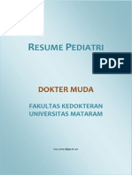 Pediatri - Resume Pediatri (DM FK UNRAM) PDF