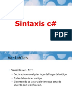 Sintaxis C#
