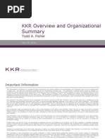 KKR Overview and Organizational Summary