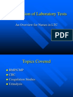 Interpretation of Laboratory Tests