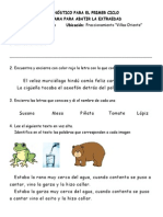 Diagnóstico Para El Primer Ciclo - Copia