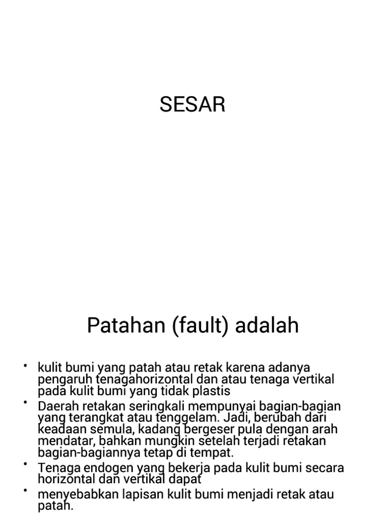 Jenis dan Identifikasi Sesar Naik | PDF