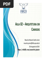 Aula02 - Arquitetura Em Camadas