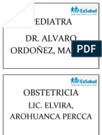 Consultorio médico con especialistas y servicios