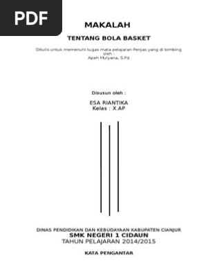 Makalah Bola Basket Lengkap