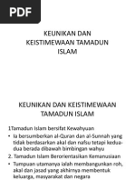 Keunikan Tamadun Islam