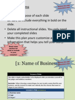 Fy14 Business Plan Presentation Template