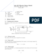 +++++++First-Orderand Seconorder DC Electric Motor Model - Drela - Motor1 - Theory