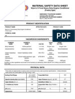 Wynn Conditional Foam Msds