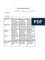 Letter Rubric