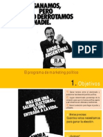 Paso 3 - Plan de Marketing Político