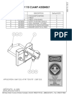 115 Clamp Assembly Parts List