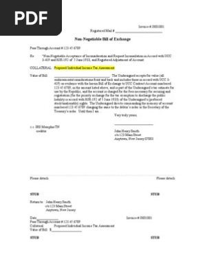 Bill of Exchange