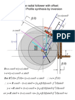 Analytical Synthesis of Cam With Radial Offset Translating Follower