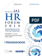 Program Book-Global HR Forum 2014