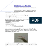 Non Destructive Testing of Welding