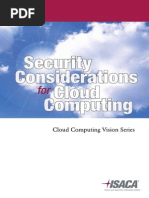 Security Considerations Cloud Computing