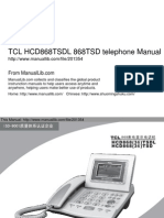 (Www.manuallib.com) - TCL HCD868TSDL 868TSD电话机 说明书