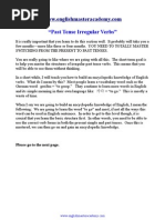 Download Past Tense Irregular Verbs In English by shongley SN24608569 doc pdf
