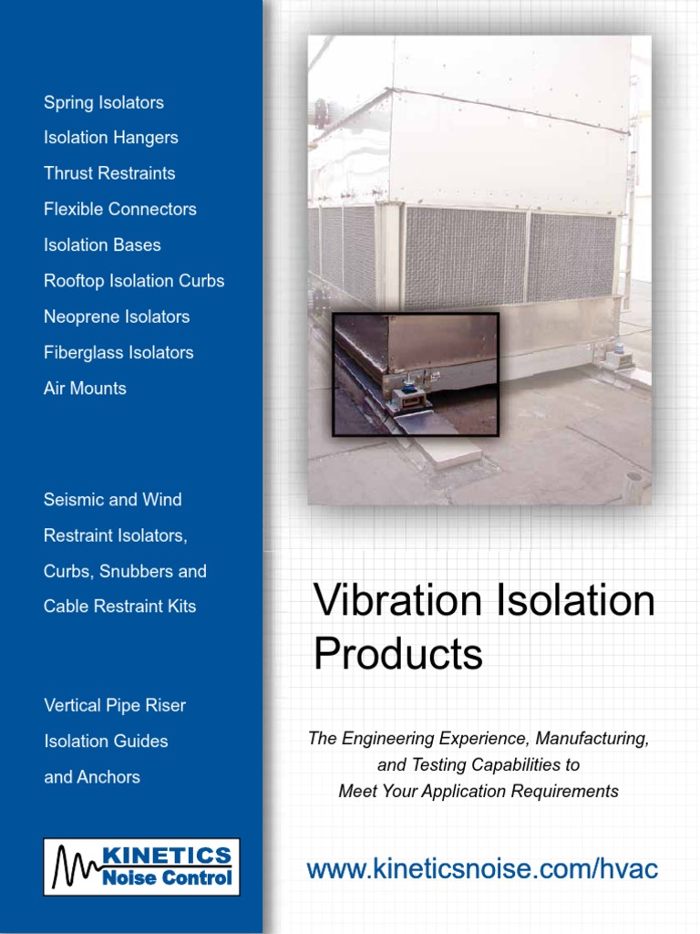 Vibration Isolation | PDF | Mechanical Fan | Duct (Flow)