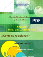 Fundamentos Filosóficos - Escuelas Filosóficas y Filosofías Educativas