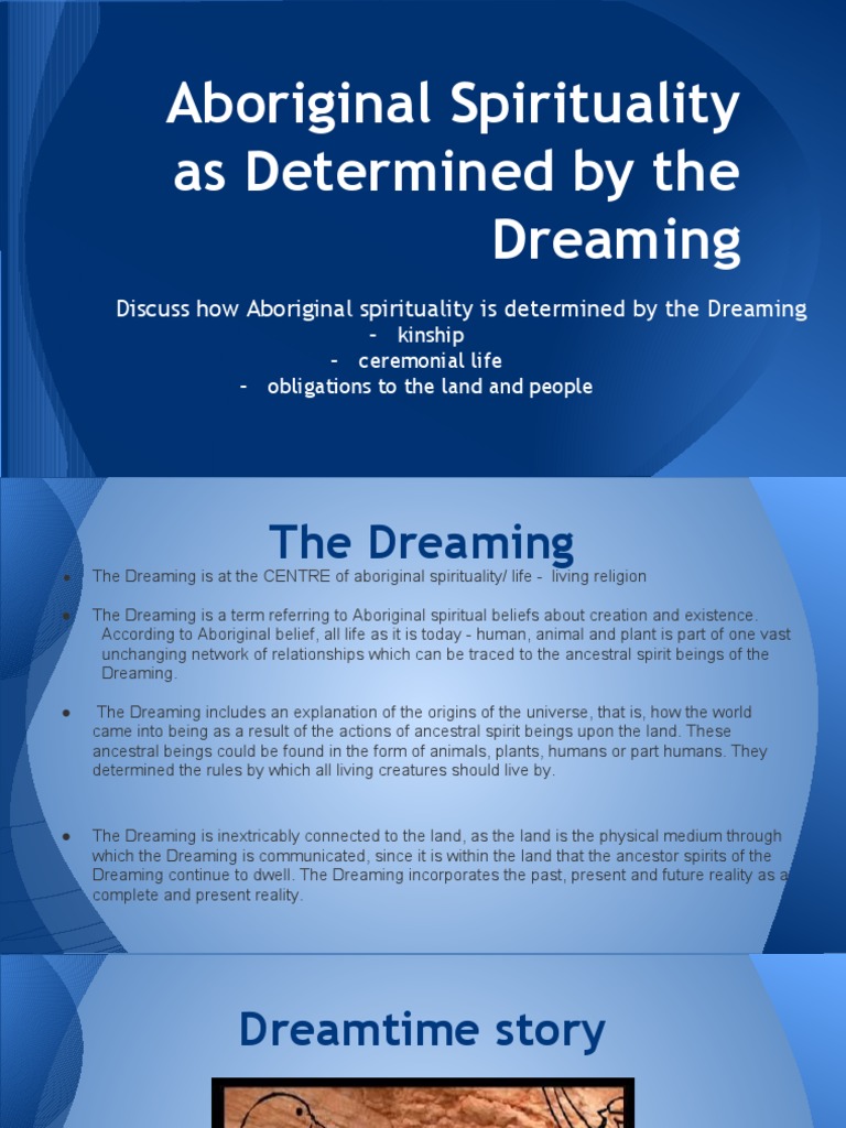 Aboriginal Spirituality and the Dreaming | PDF | Rituals | Indigenous ...