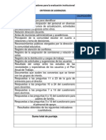 Criterios de Evaluacion