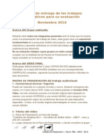 RyLA - Pautas de Evaluación - Noviembre 2014