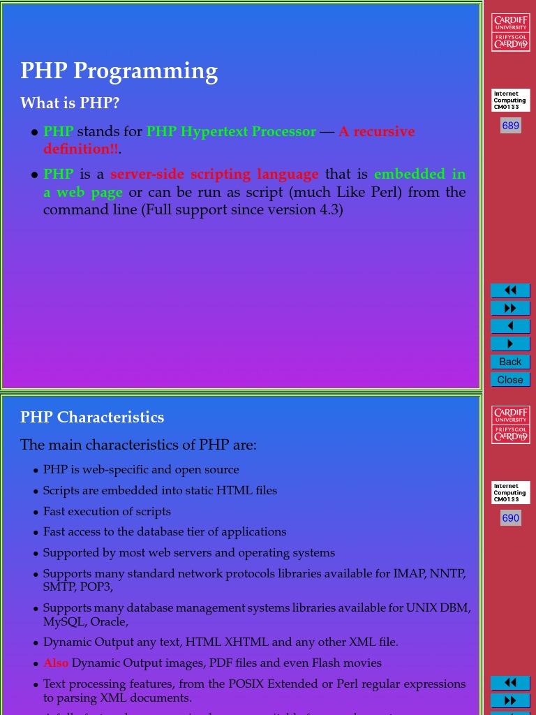 24 CM0133 PHP Programming | PDF