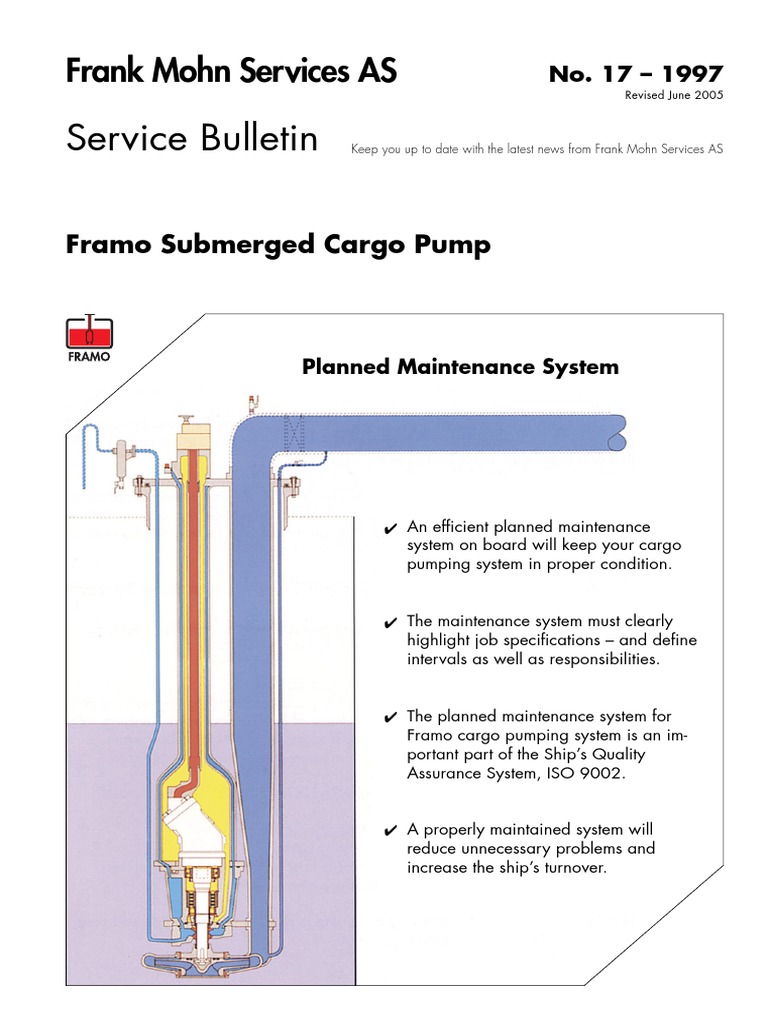 FRAMO Subm Cargo Pump PDF Ships Pump