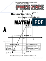 Breviarteoretictsucls 8 Algebra