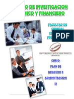 INFORME DE LAS INVESTIGACIONES DEL ESTUDIO ECONOMICO FINANCIERO-GRUPO N°03